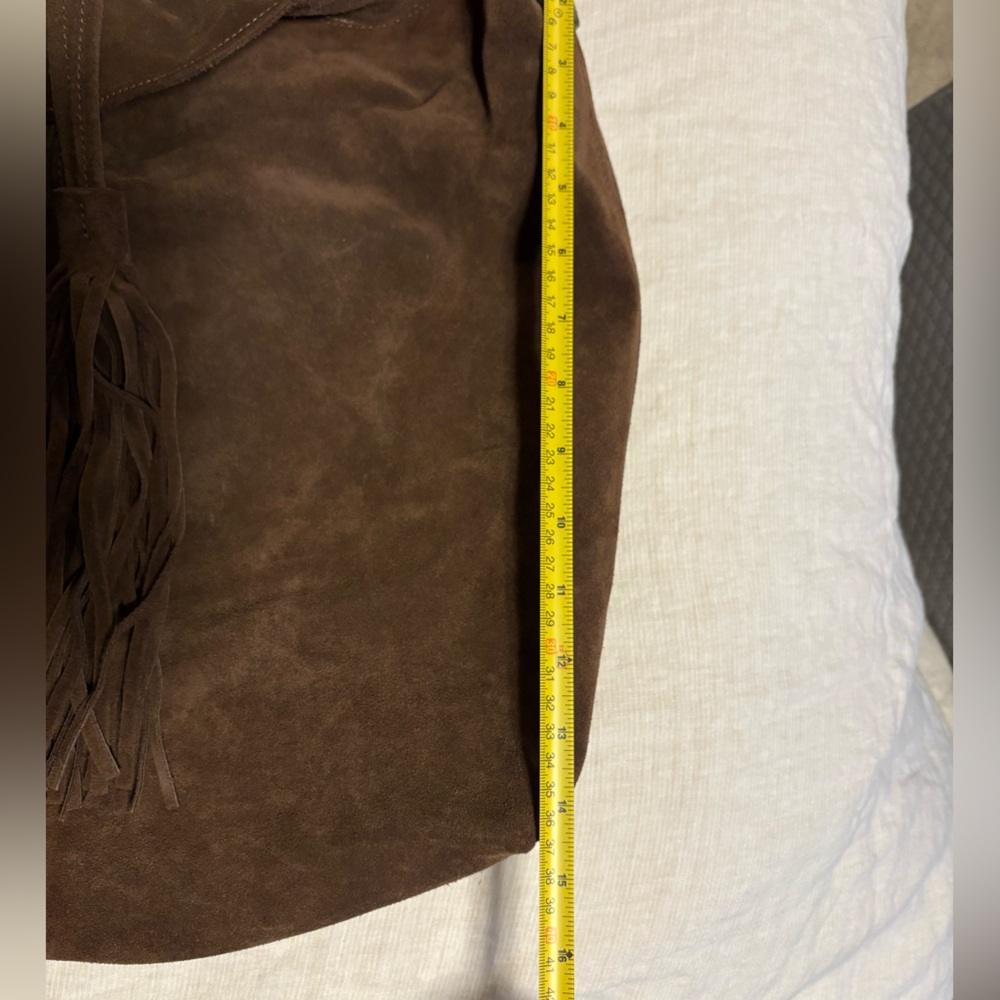 Maurizio Taiuti Brown suede Hobo Bag - Picture 3 of 8